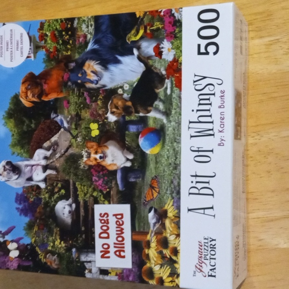 THE JIGSAW PUZZLE FACTORY 500 PIECE PUZZLE A BIT OF WHIMSY